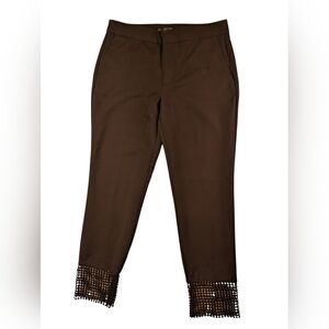 2.Zara Black Pants with‎ Unique Hem